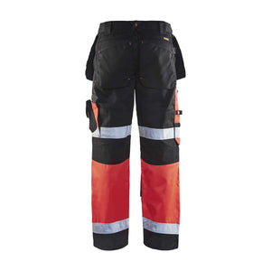 BLAKLADER 15081860 High Vis broek X1500 High Vis Reflecterende Werkbroek Heren - Twillstof