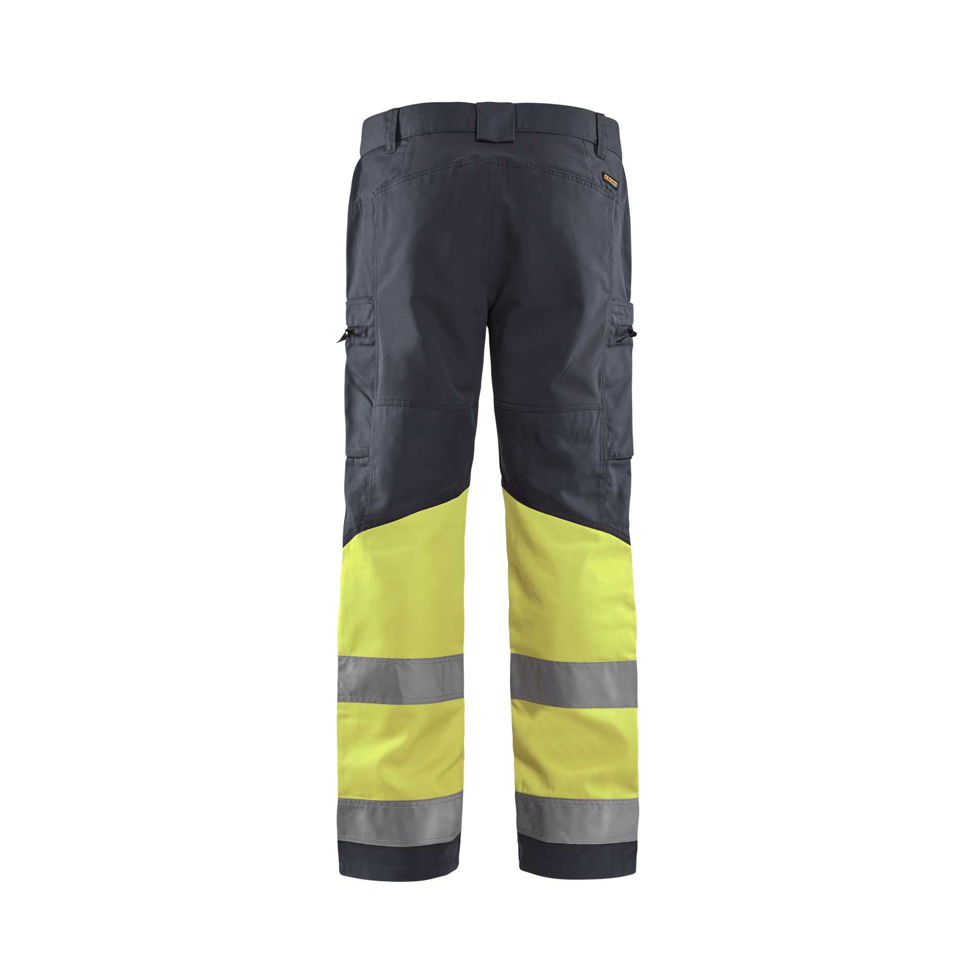 BLAKLADER 15511811 | Pantalon haute visibilité avec stretch Pantalon de travail réfléchissant haute visibilité homme - 65% polyester