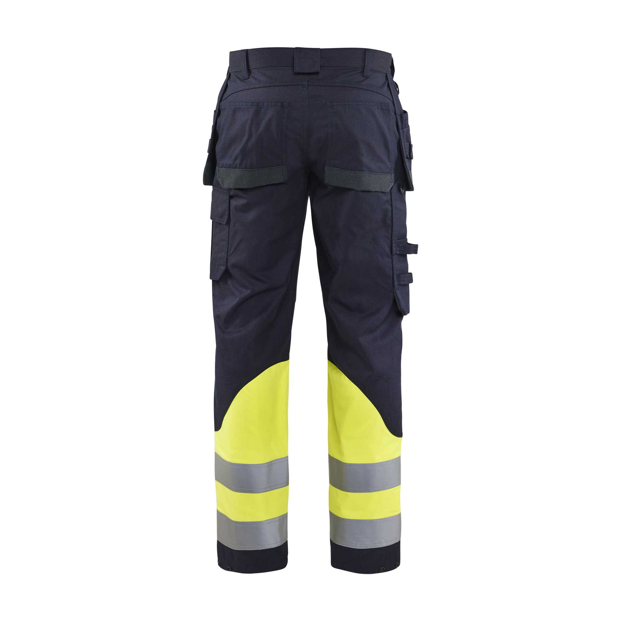 BLAKLADER 14891512 | Pantalon multinorme inhérent haute visibilité pantalon de travail réfléchissant homme - tissu ripstop