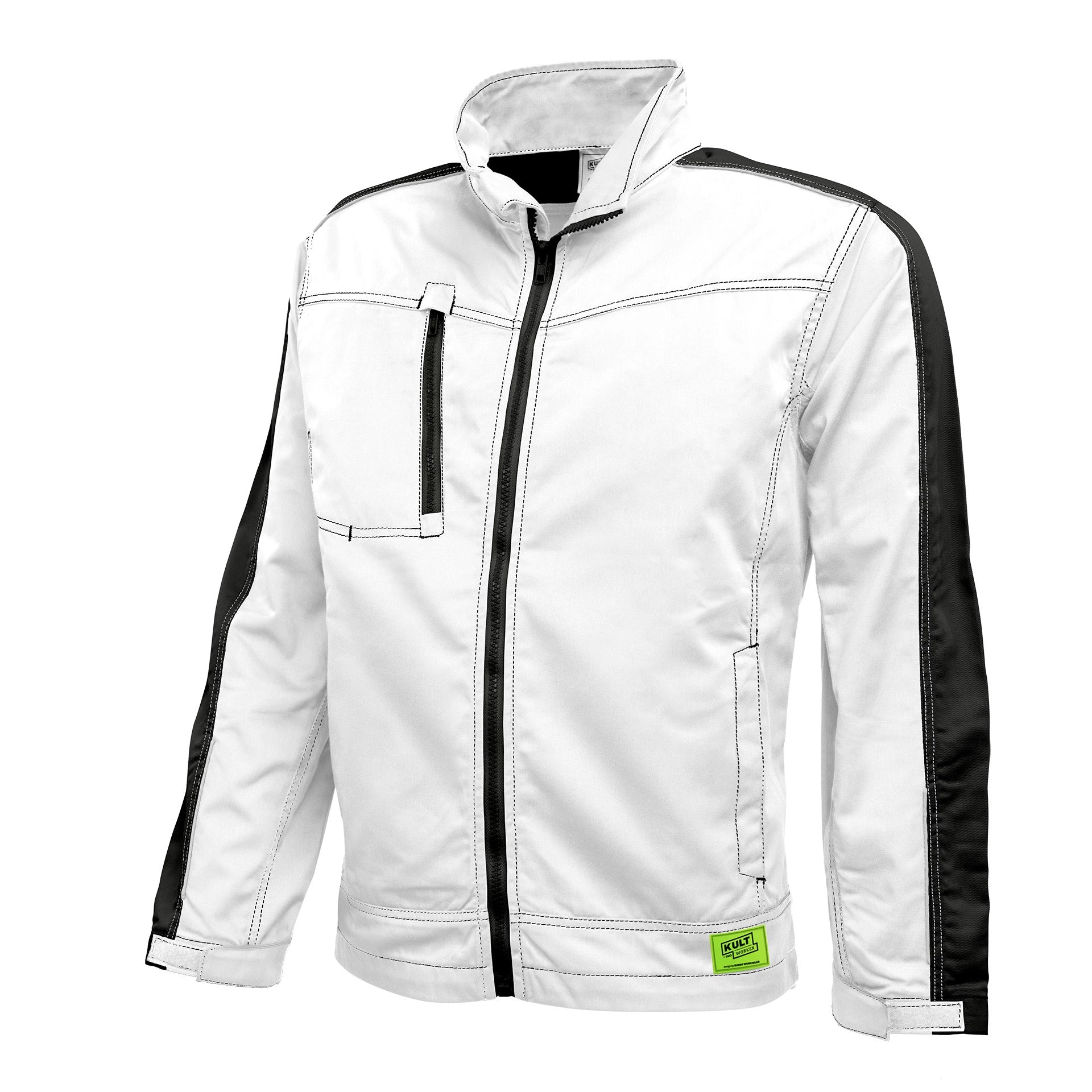 TMG Kult Worker Work jacket white - KW-200030_Bundjacke_weiss_vorne_1920x1920