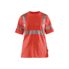 BLAKLADER 35022537 Women's Hi vis T shirt Hi Vis Reflective Short Sleeve Work T-Shirt WOMEN - 55% Polyester