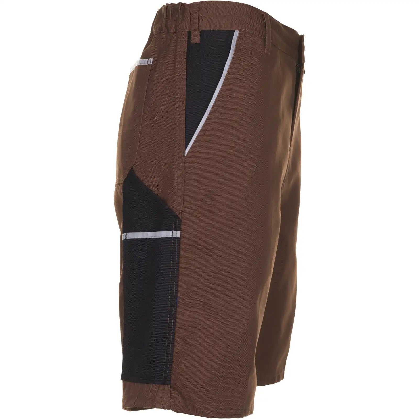 Planam Canvas 320 Shorts braun/schwarz S braun/schwarz - Produktbild ohne Model