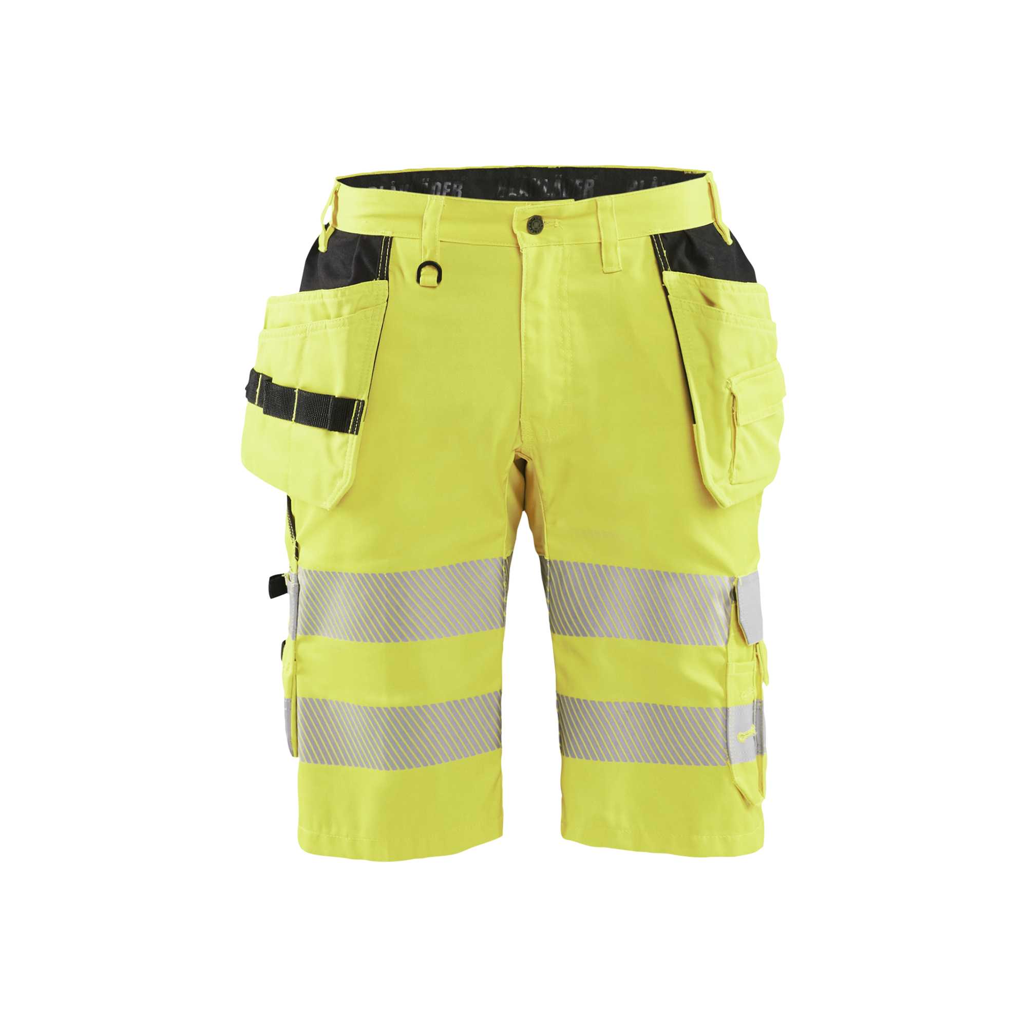 BLAKLADER 15861811 | Hi Vis shorts with stretch Hi Vis Reflective Work Shorts Men - Class 2 Certified