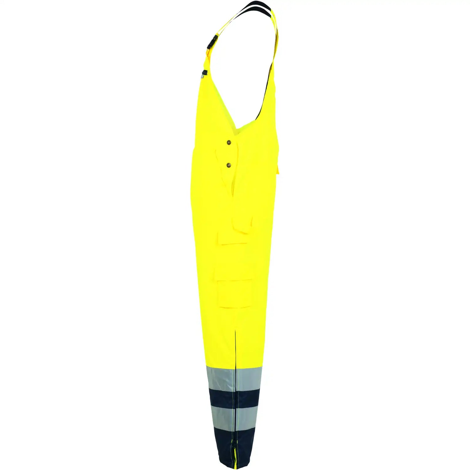 Planam Warnschutz Winterlatzhose gelb/marine S gelb/marine - Produktbild ohne Model