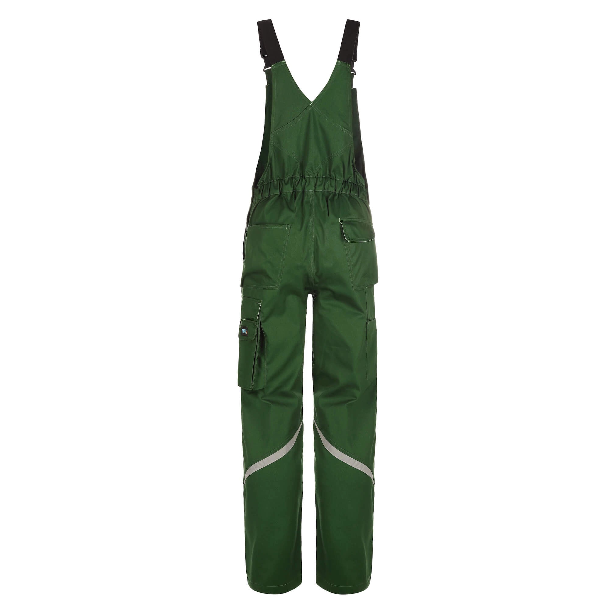 TMG Finesse Work dungarees green - Finesse BIB Trouser-green-02-V2
