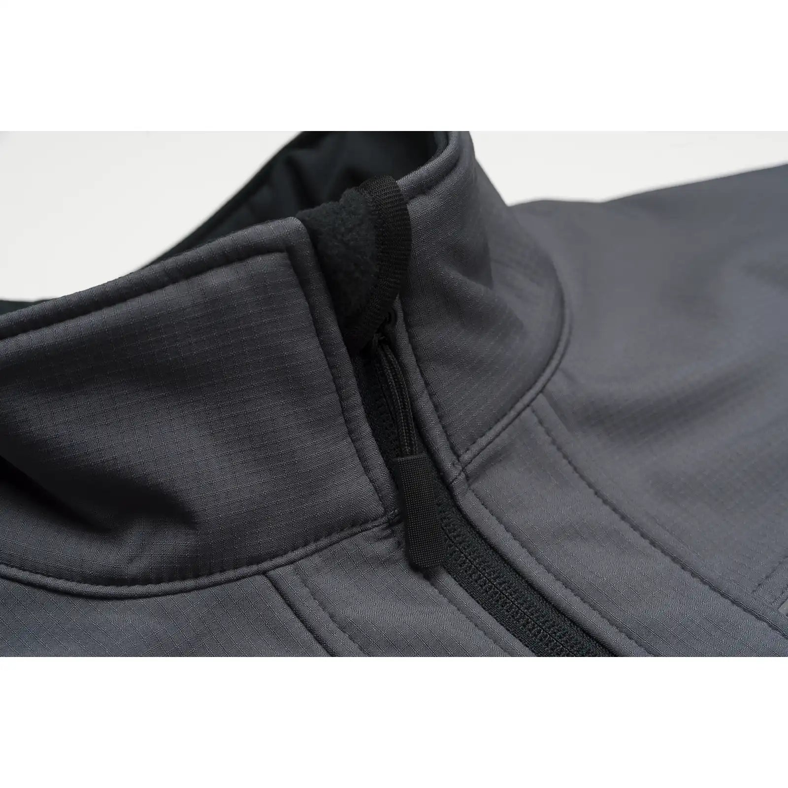 Planam Highline Softshelljacke zink/schiefer XS zink/schiefer/rot - Extra Detailbild