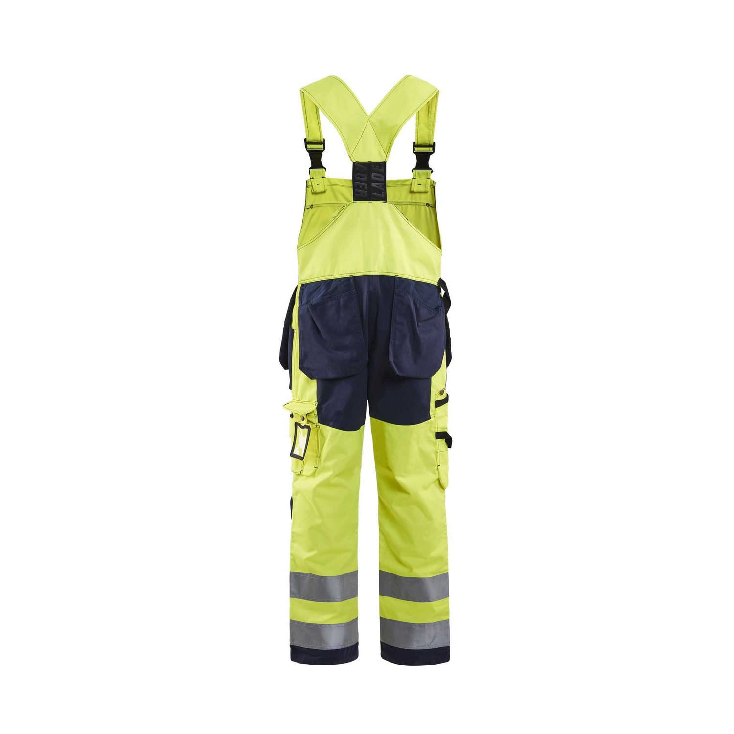 BLAKLADER 26031860 High Vis Tuinbroek High Vis Reflecterende Werk Tuinbroek Heren - twill stof