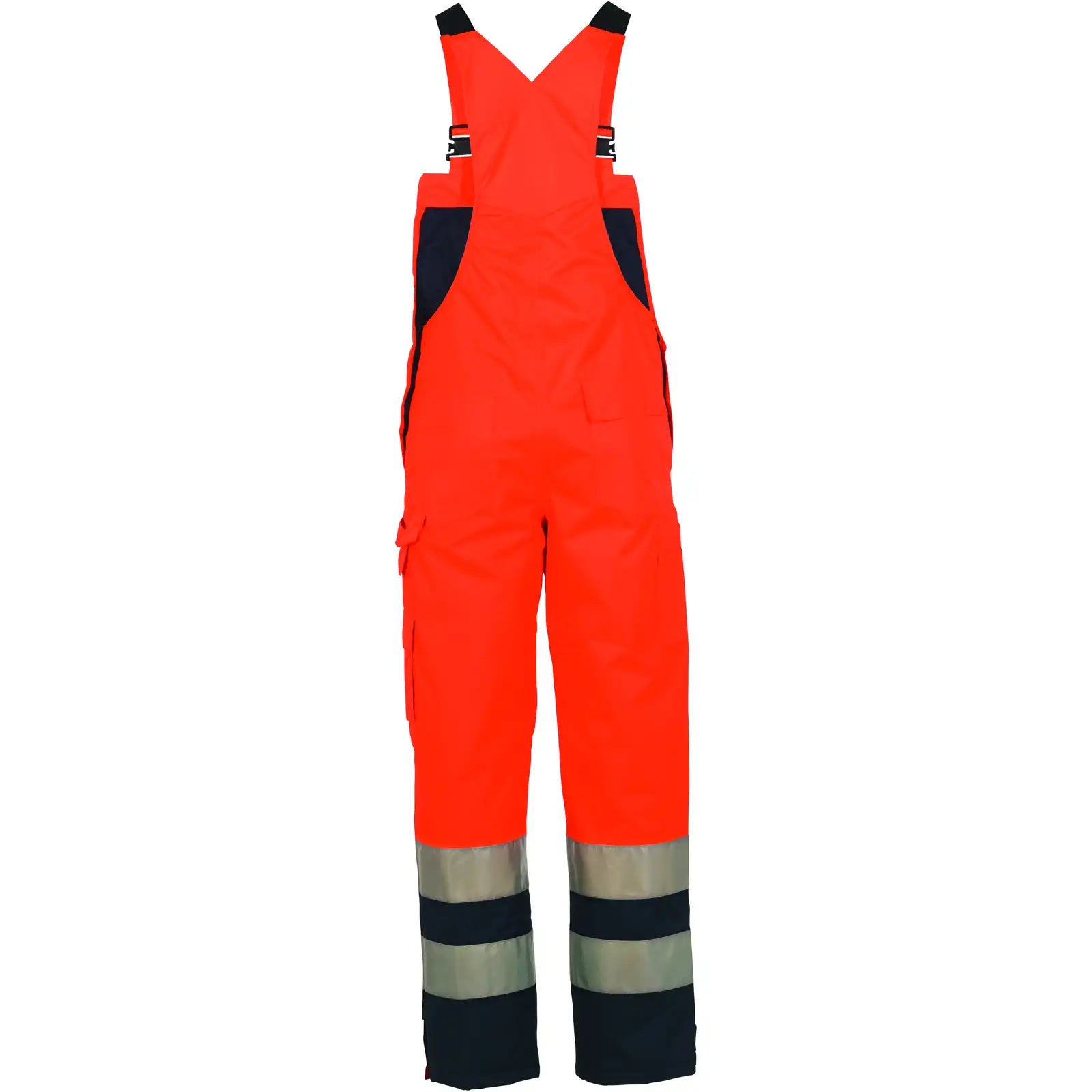 Planam Warnschutz Winterlatzhose orange/marine 4XL orange/marine - Produktbild ohne Model
