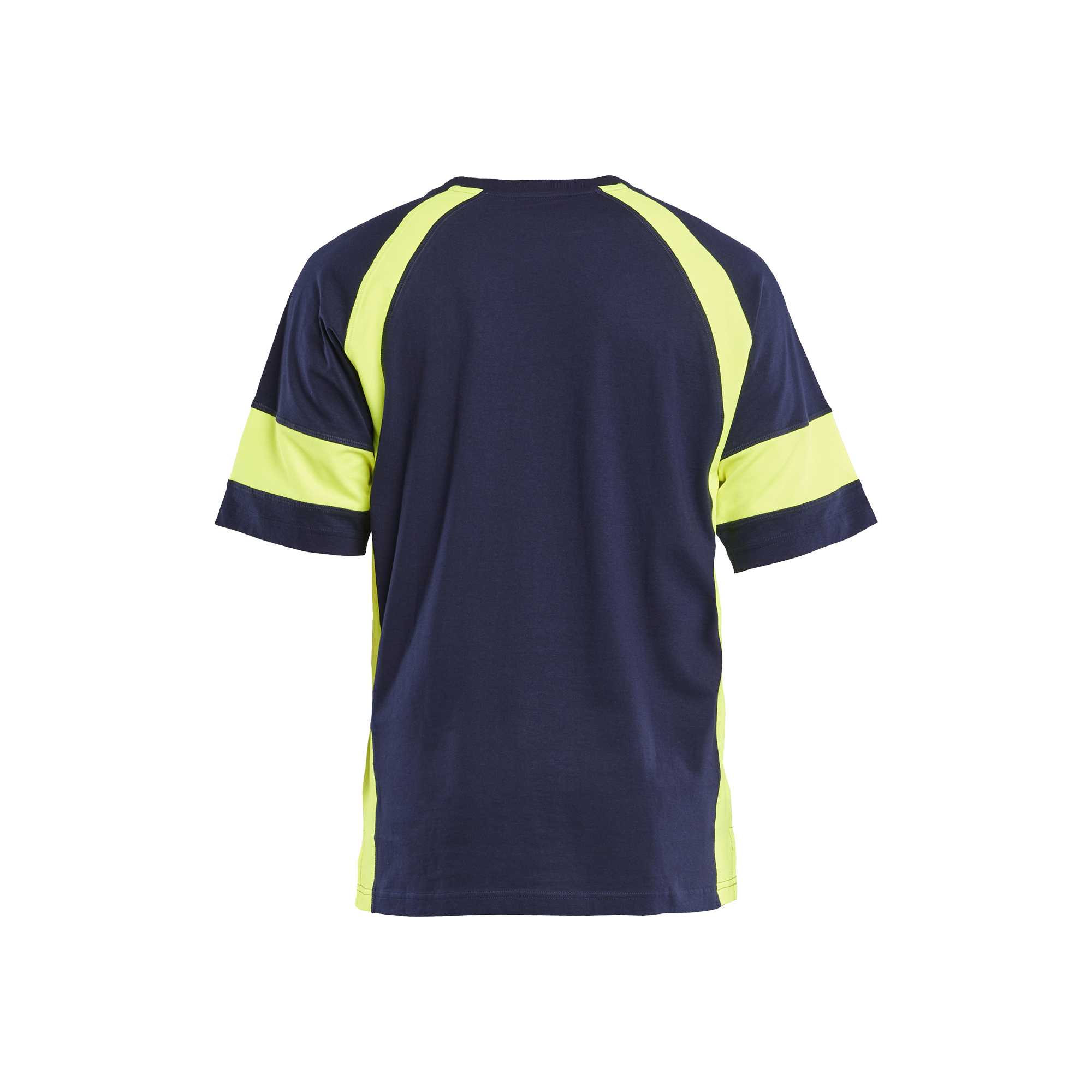 BLAKLADER 35231030 T SHIRT WITH HI VIS Hi Vis Reflective Short Sleeve Work T-Shirt MEN - 100% Cotton