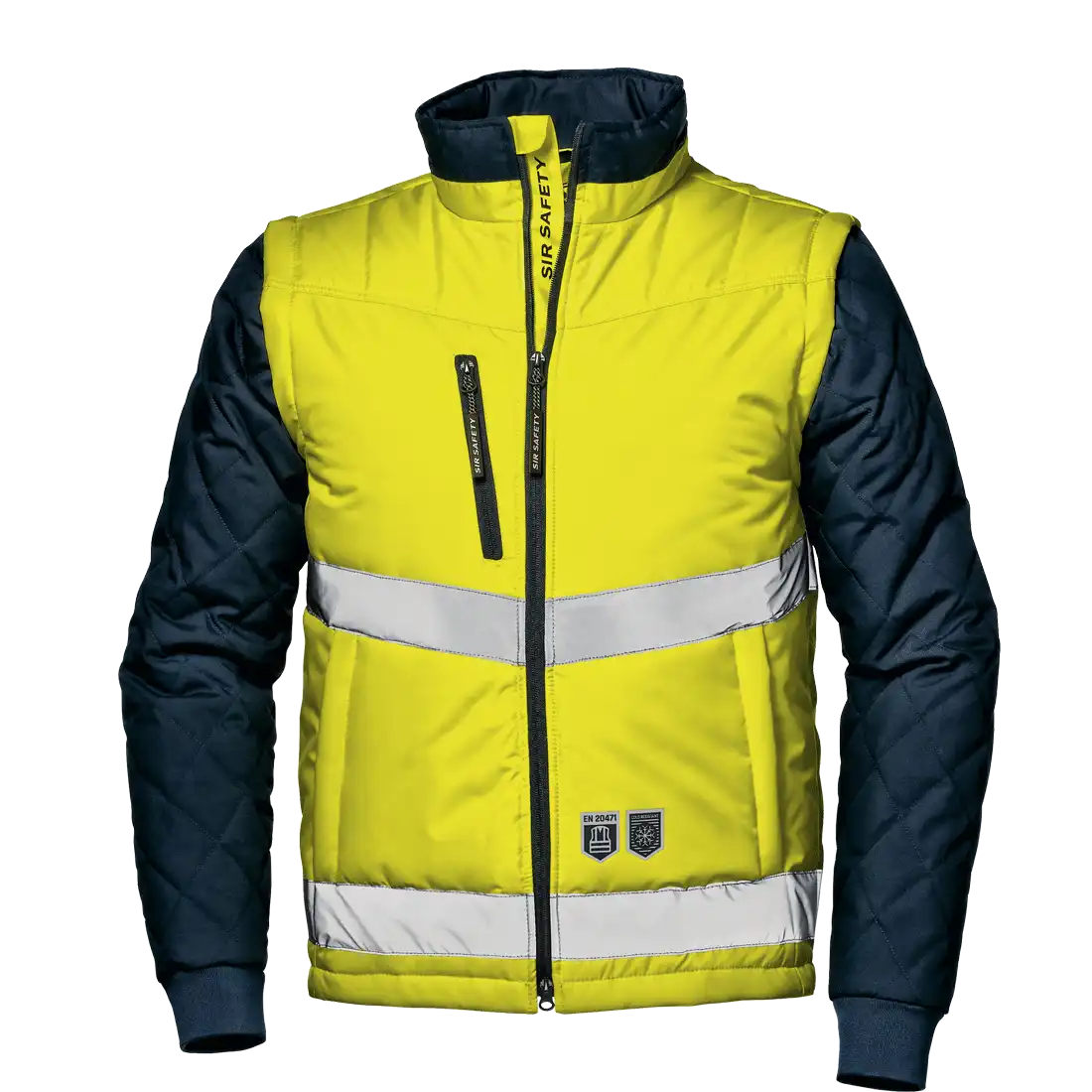 DRIVER JACKET - Class 2 - Water-Repellent PU - Detachable Sleeves - Image 1