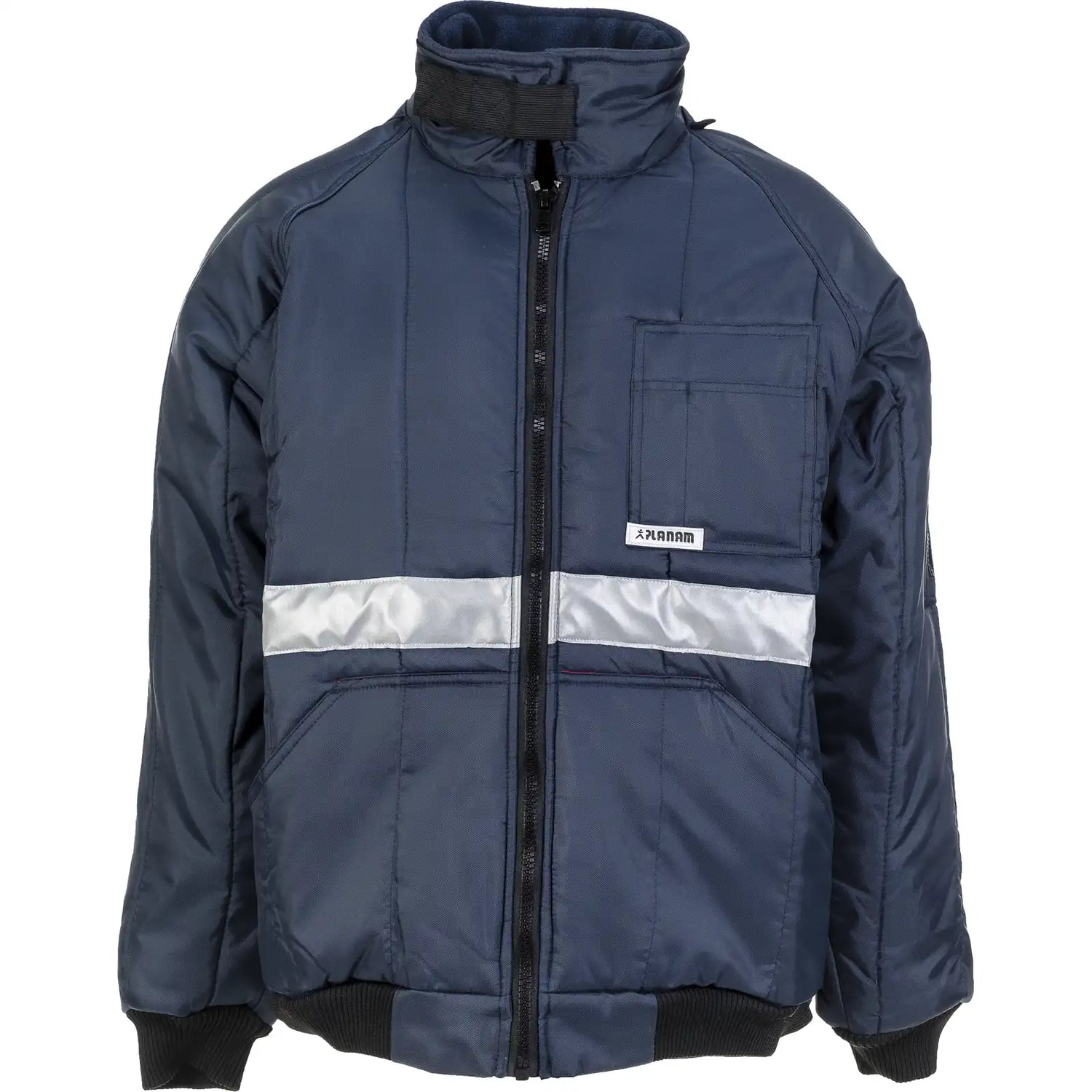 Planam Kühl-/Gefrierhaus Kühlhaus Blouson marine, Innenfutter rot S marine, Innenfutter rot - Vorschaubild