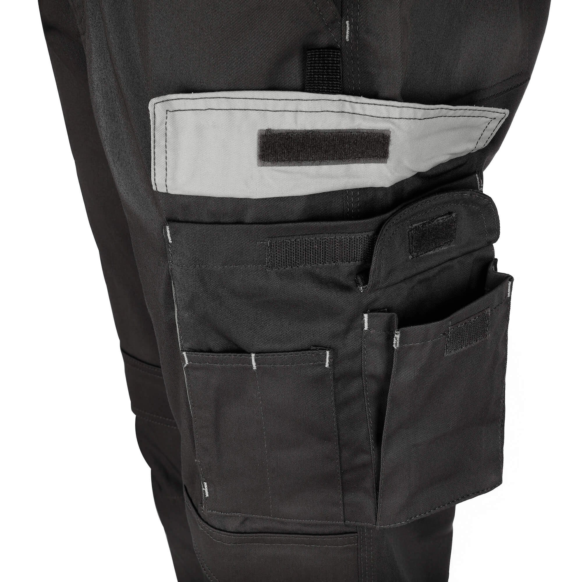 TMG Finesse Work trousers grey - Hose grau-04