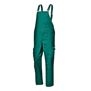 FLAME RETARDANT BIB-TROUSERS - Class 1 - Flame Retardant Cotton - Elasticated Shoulder Straps - Image 1