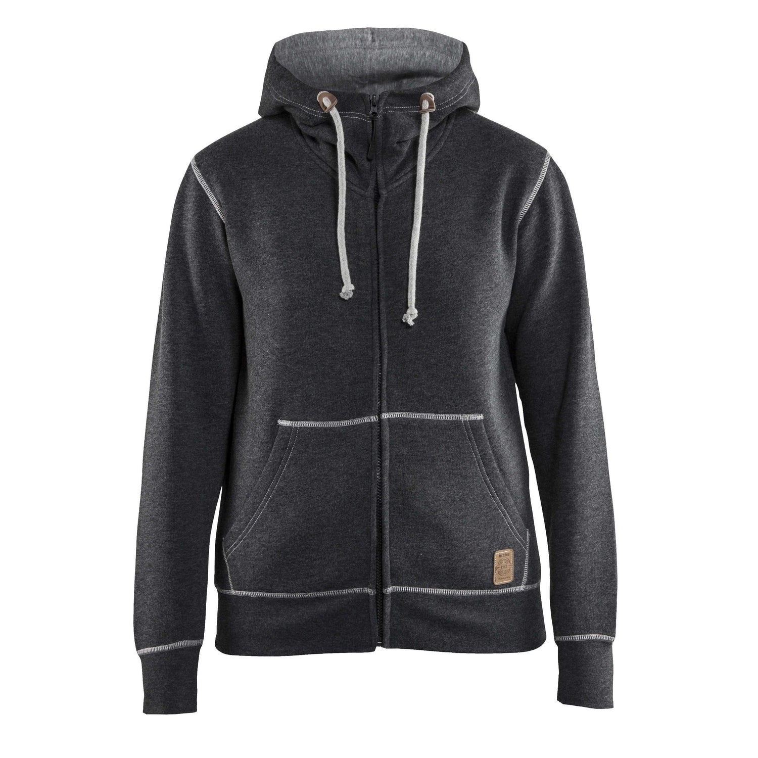 BLAKLADER 33731157 Sweat à capuche zippé intégral pour femme Sweat de travail FEMME - Molleton brossé