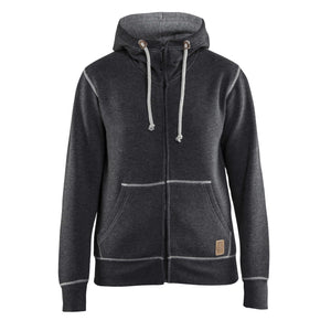 BLAKLADER 33731157 Sweat à capuche zippé intégral pour femme Sweat de travail FEMME - Molleton brossé