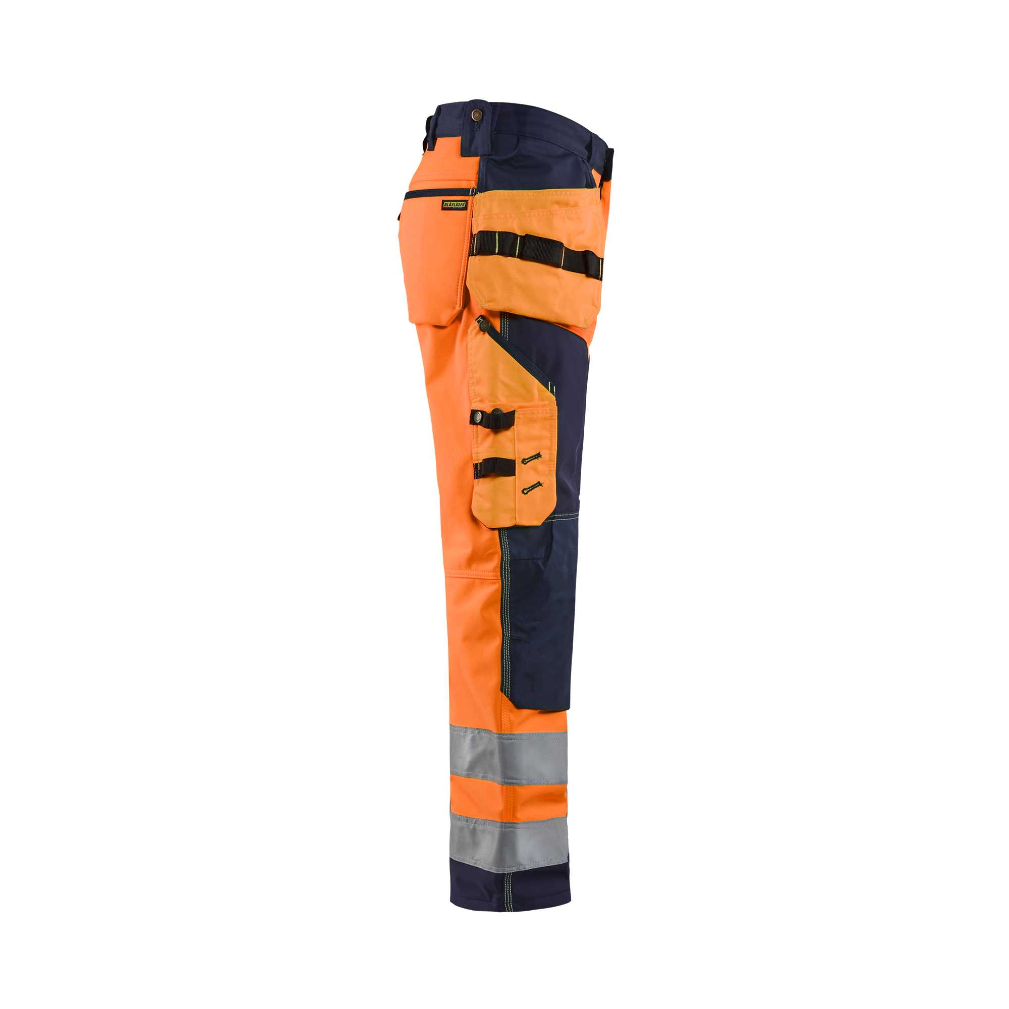 BLAKLADER 15672517 Hi Vis Softshell craftsman trousers Hi Vis Reflective Work Trousers Men - Waterproof