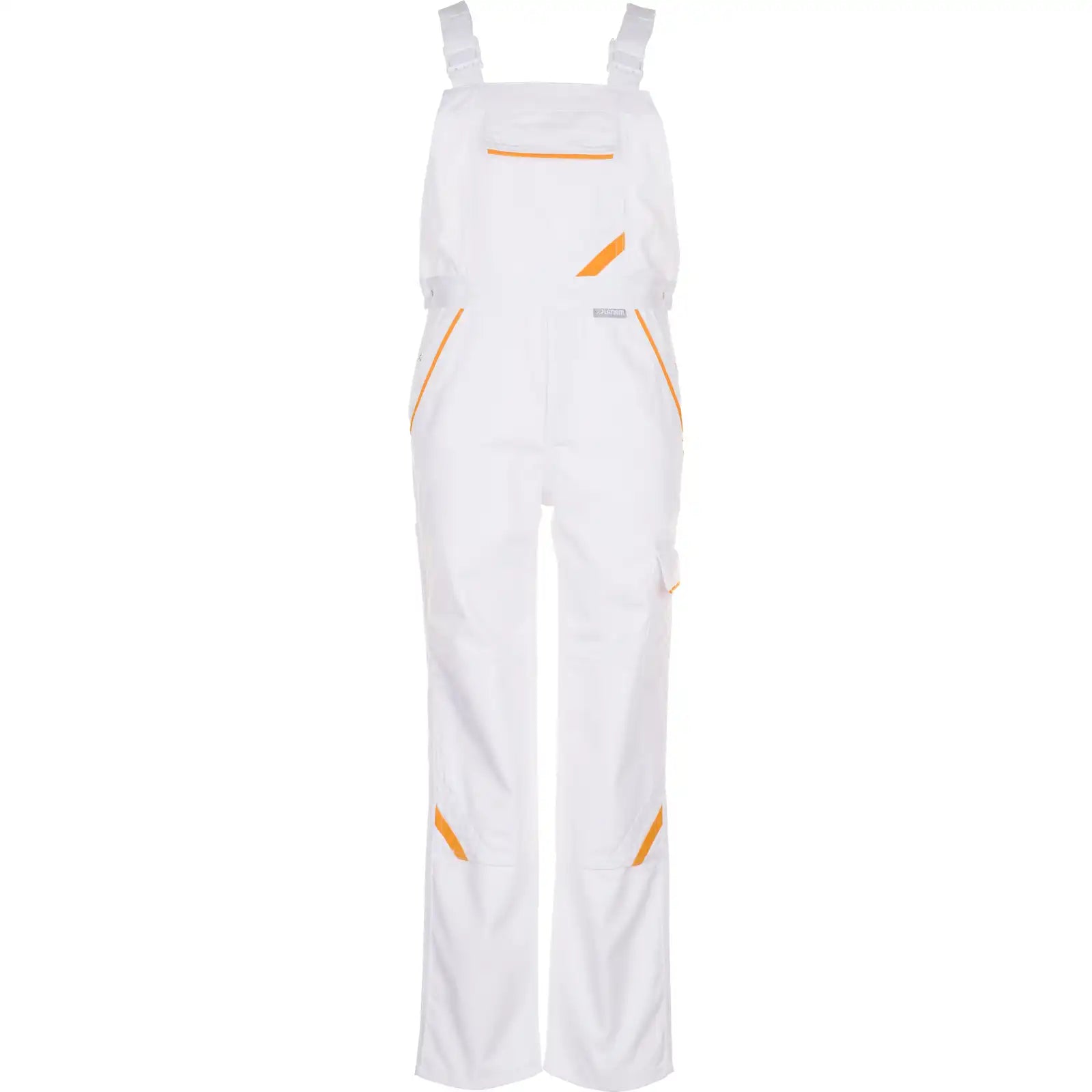 Planam Highline Latzhose reinweiß/reinweiß/gelb 102 reinweiß/reinweiß/gelb - Vorschaubild