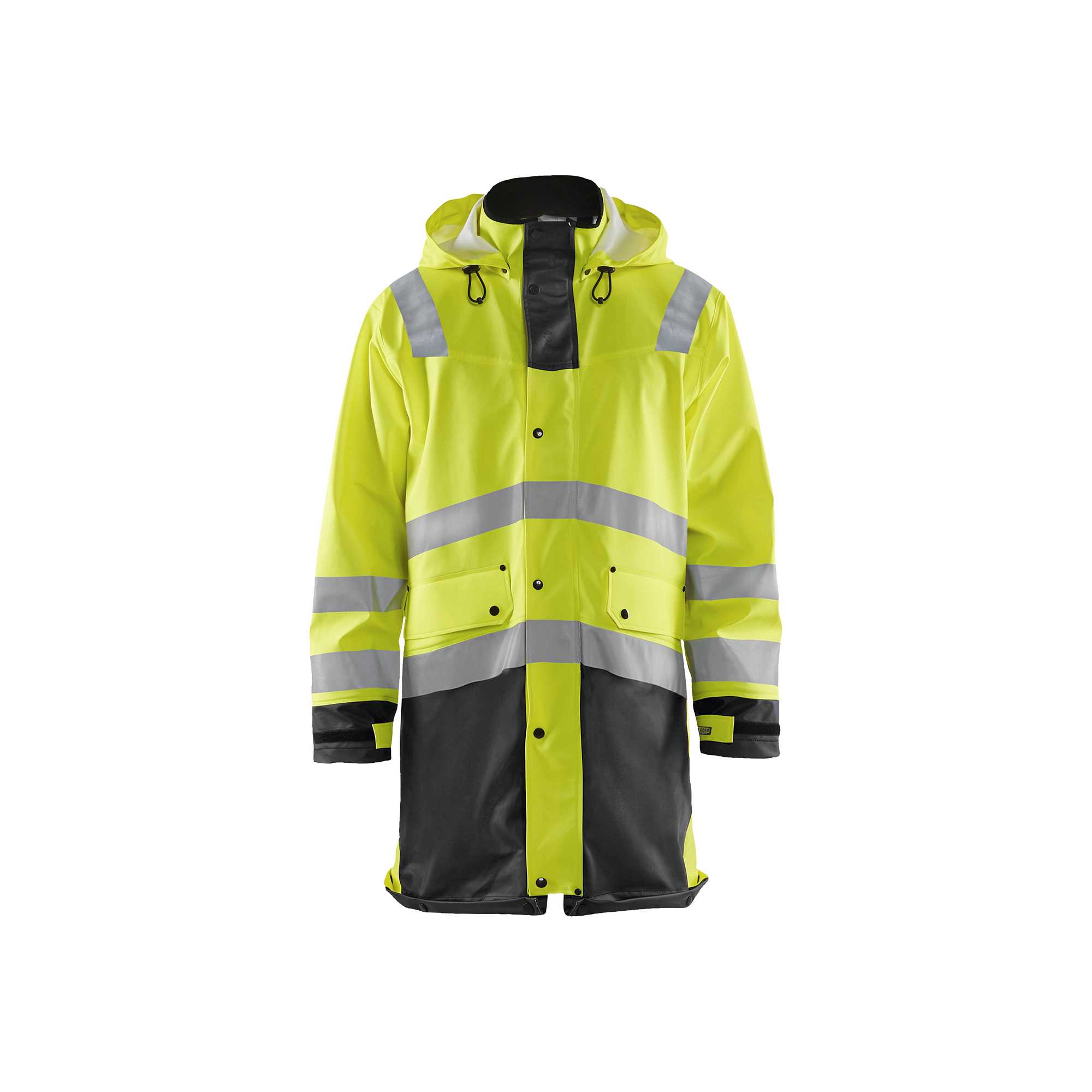 BLAKLADER 43262005 Raincoat Hi Vis LEVEL 3 Hi Vis Reflective Raincoat MEN - Waterproof