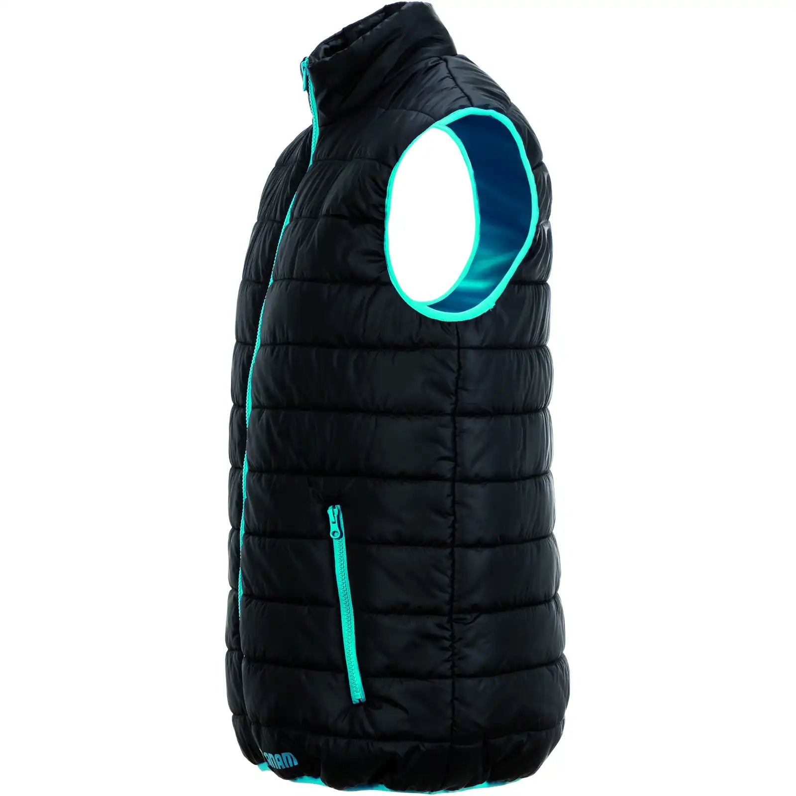 Planam Lizard Weste schwarz/blau XS schwarz/blau - Produktbild ohne Model