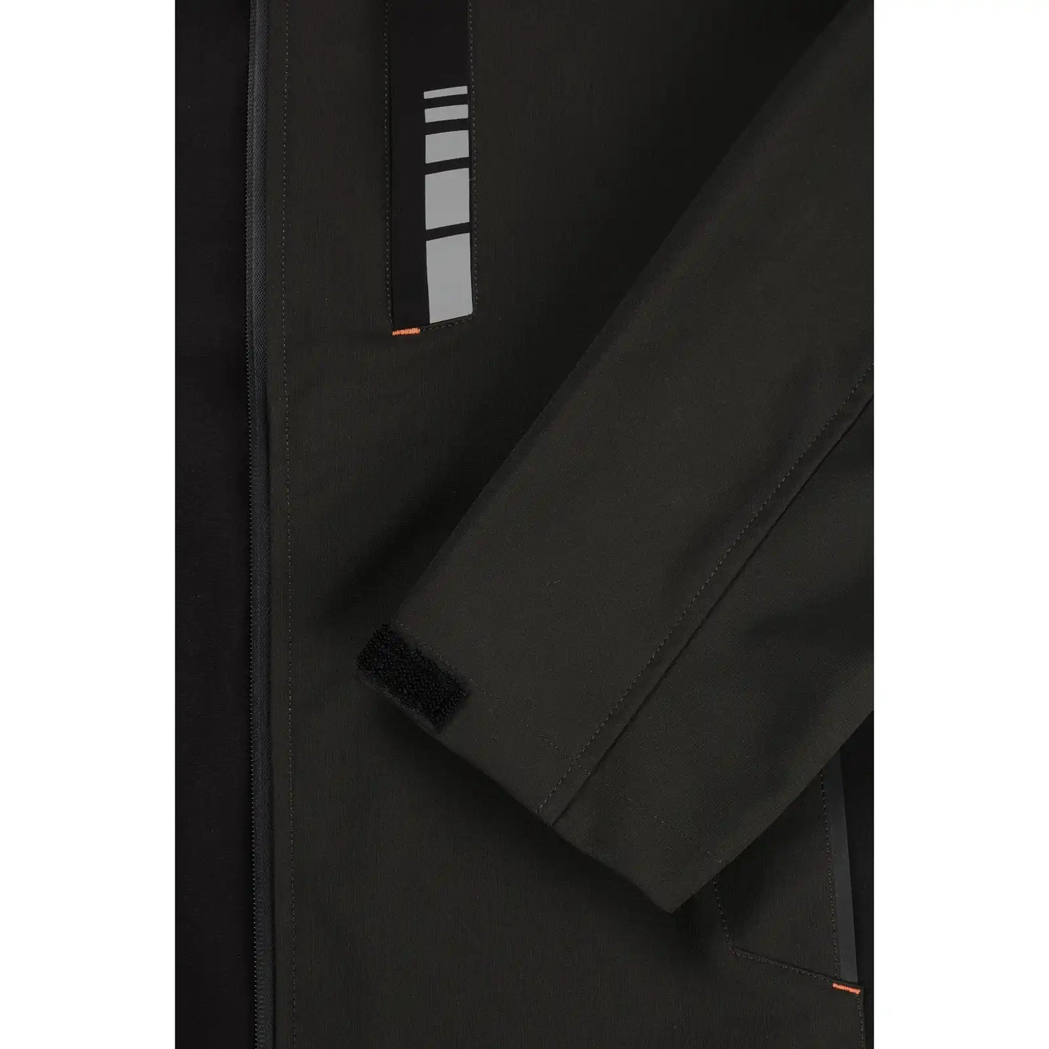 Planam Moto Softshelljacke grau/schwarz S grau/schwarz - Extra Detailbild