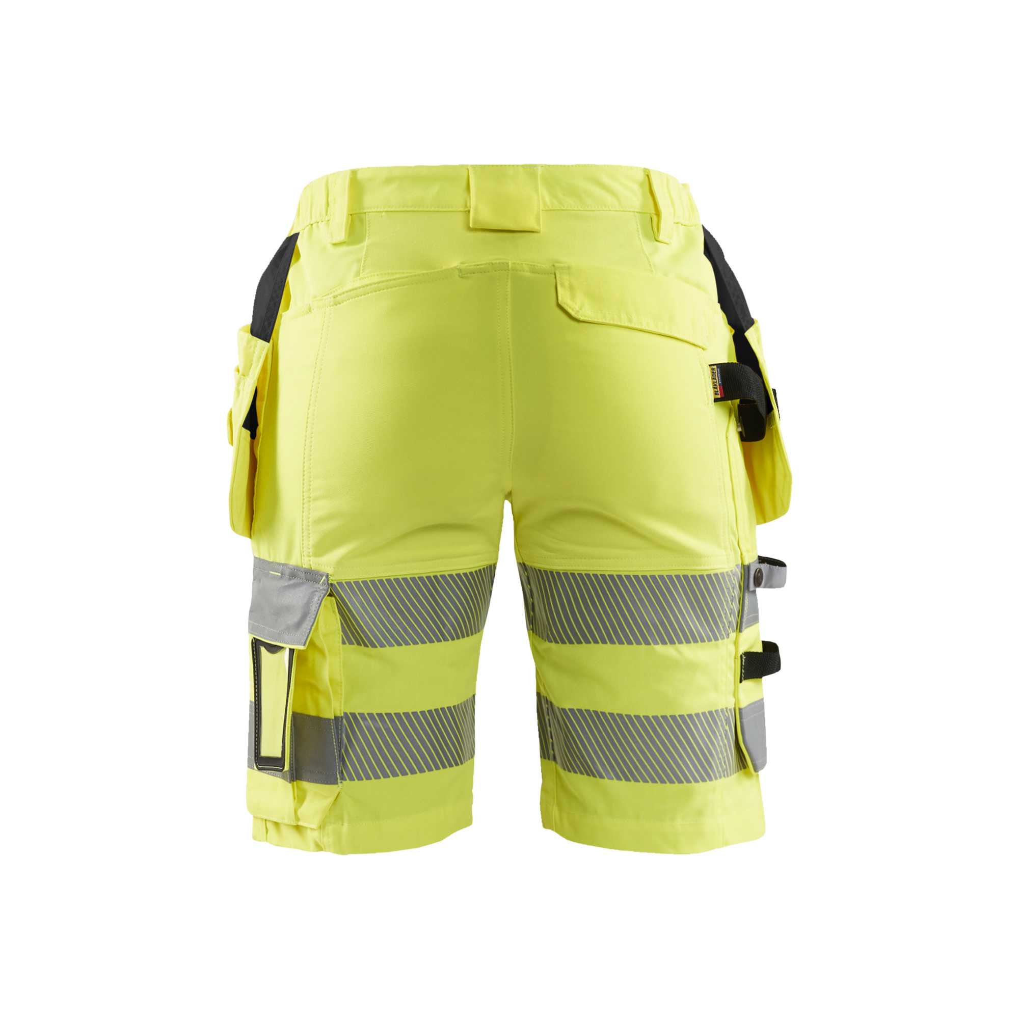 BLAKLADER 71861811 | Women's Hi Vis shorts with stretch Hi Vis Reflective Work Shorts Women - Stretch Fabric