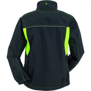 Planam Basalt Neon Softshelljacke anthrazit/gelb XS anthrazit/gelb - Produktbild ohne Model