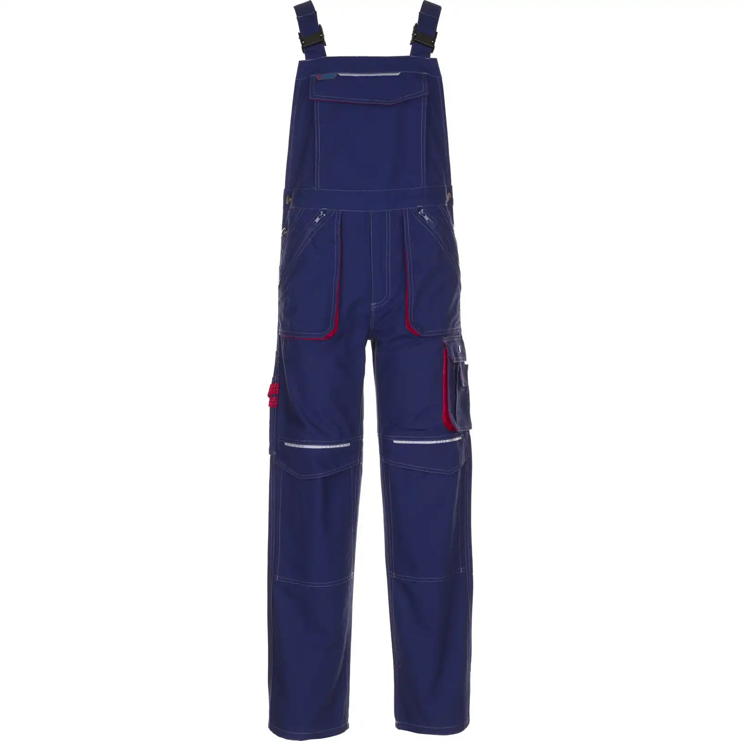 Planam Basalt Latzhose marine/rot 102 marine/rot - Vorschaubild