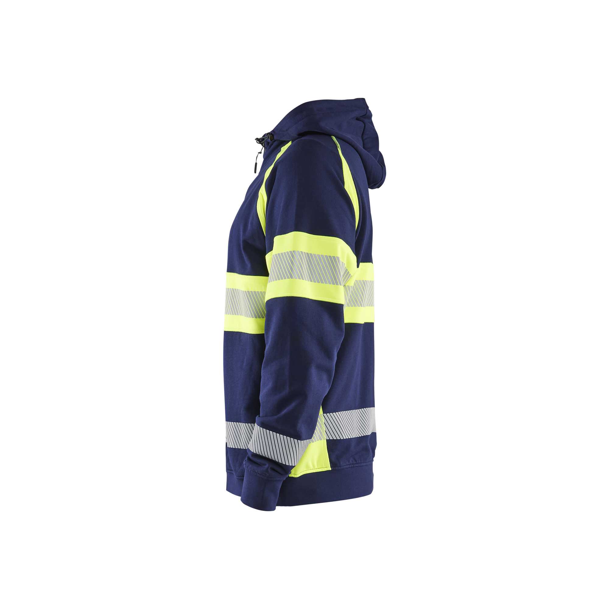 BLAKLADER 35521158 Hi Vis Hoodie Hi Vis Reflective Hoodie Work Sweatshirt MEN - 100% Cotton