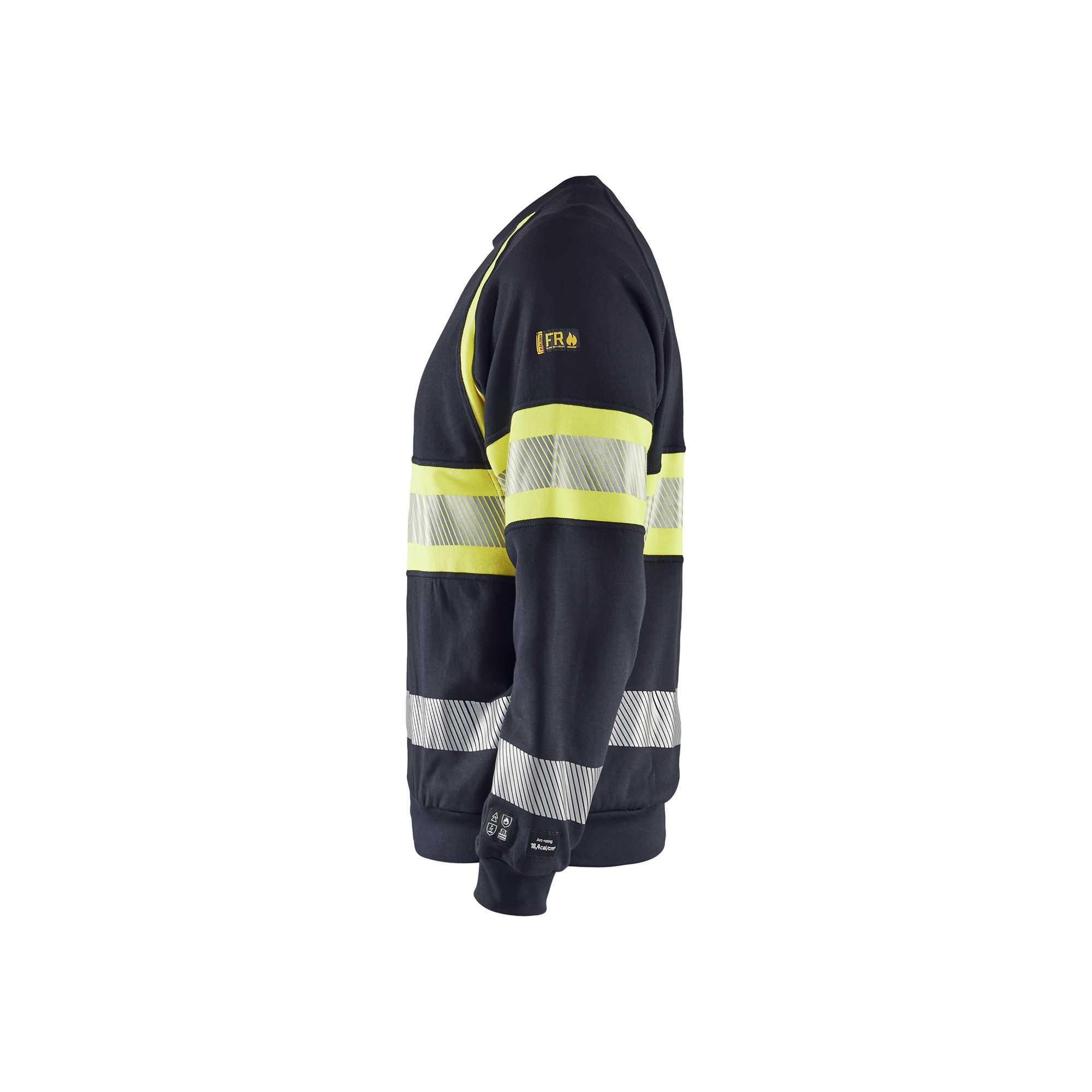 BLAKLADER 34591762 MULTINORM Hi Vis Reflective Work Sweatshirt MEN - Flame Retardant