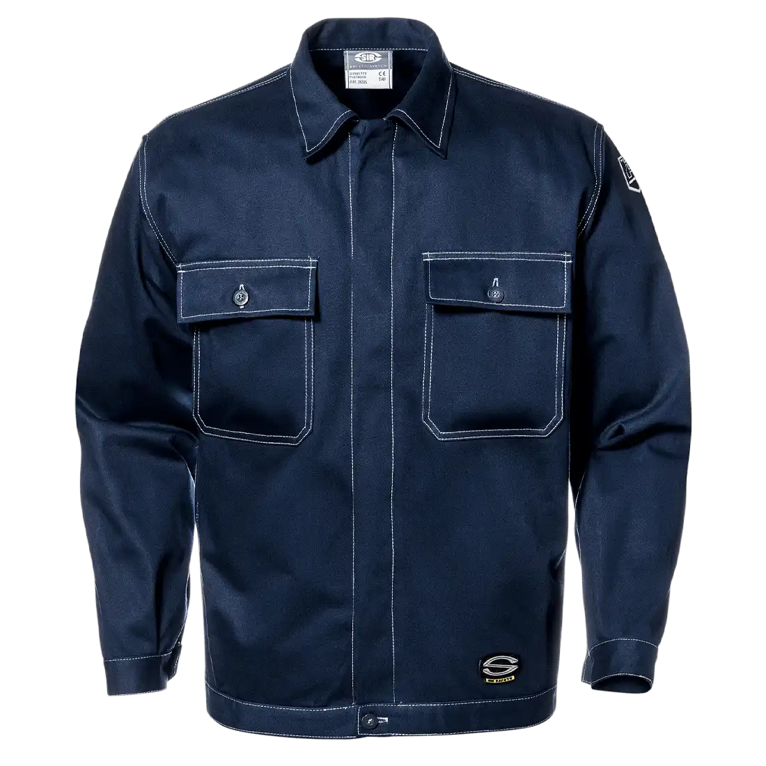 FUSTIAN SHORT JACKET - High-Vis Optional - 100% Cotton - Double Stitched Seams - Image 1