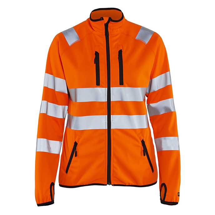 BLAKLADER 49262512 Women's Hi Vis Softshell Jacket Softshell Work Jacket WOMEN - Windproof