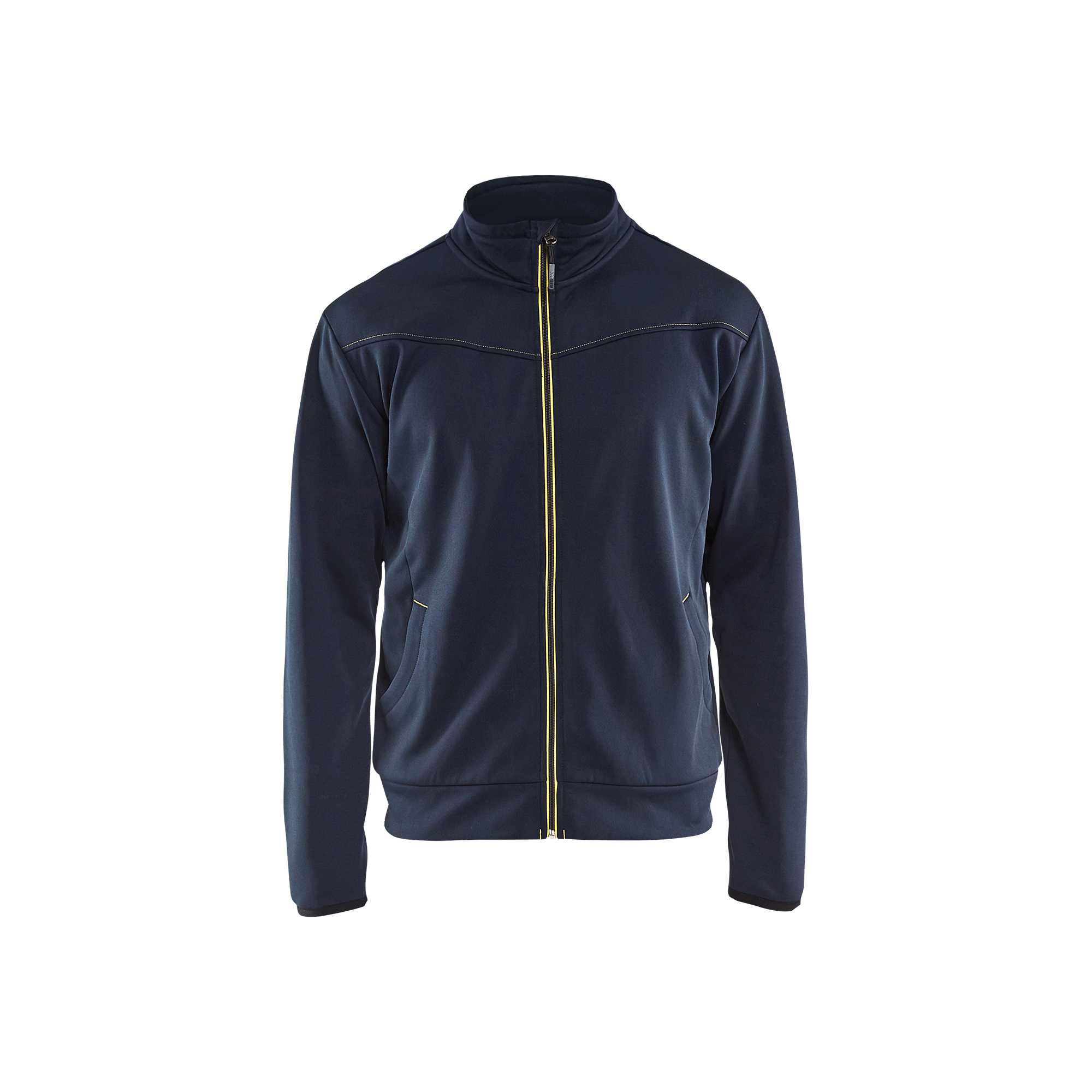 BLAKLADER 33622526 Sweatshirt With Full Zip Work Sweatshirt MEN - Pique Fleece