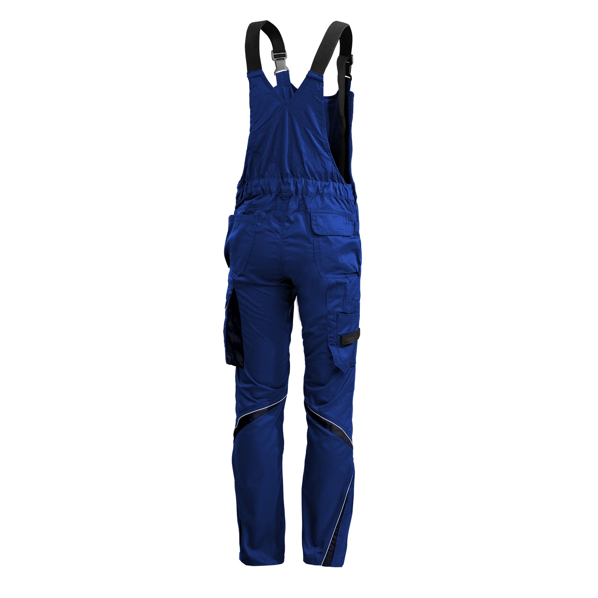 TMG Kult Worker Work dungarees blue - KW-420020_Latzhose_royalblau_hinten_1920x1920