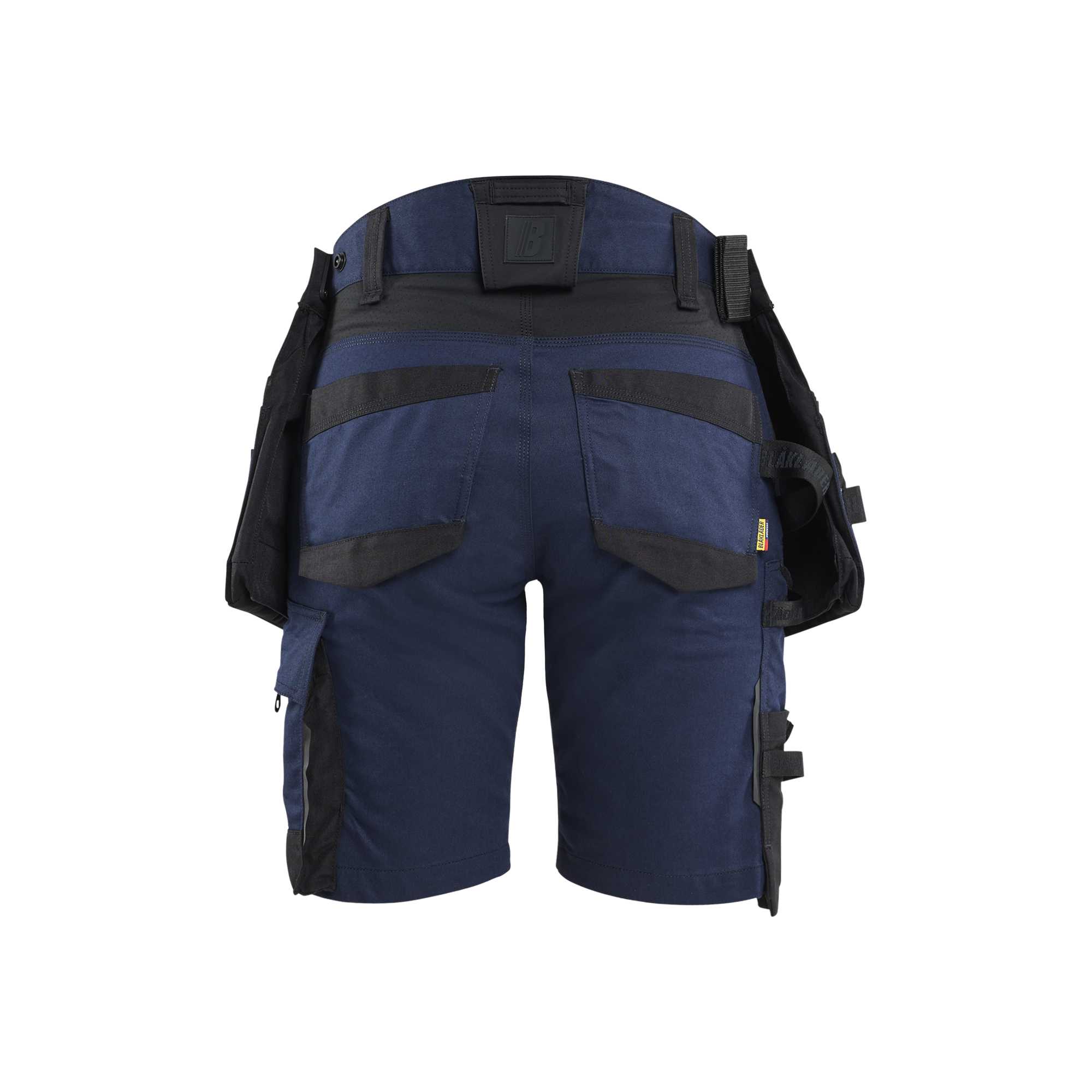 BLAKLADER 71751149 STRIKER Women's Craftsman Shorts with Stretch Work Shorts Women - Cordura Denim