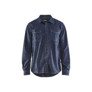 BLAKLADER 32951129 Denim Overhemd Lange Mouw Werkhemd HEREN - 100% Katoen