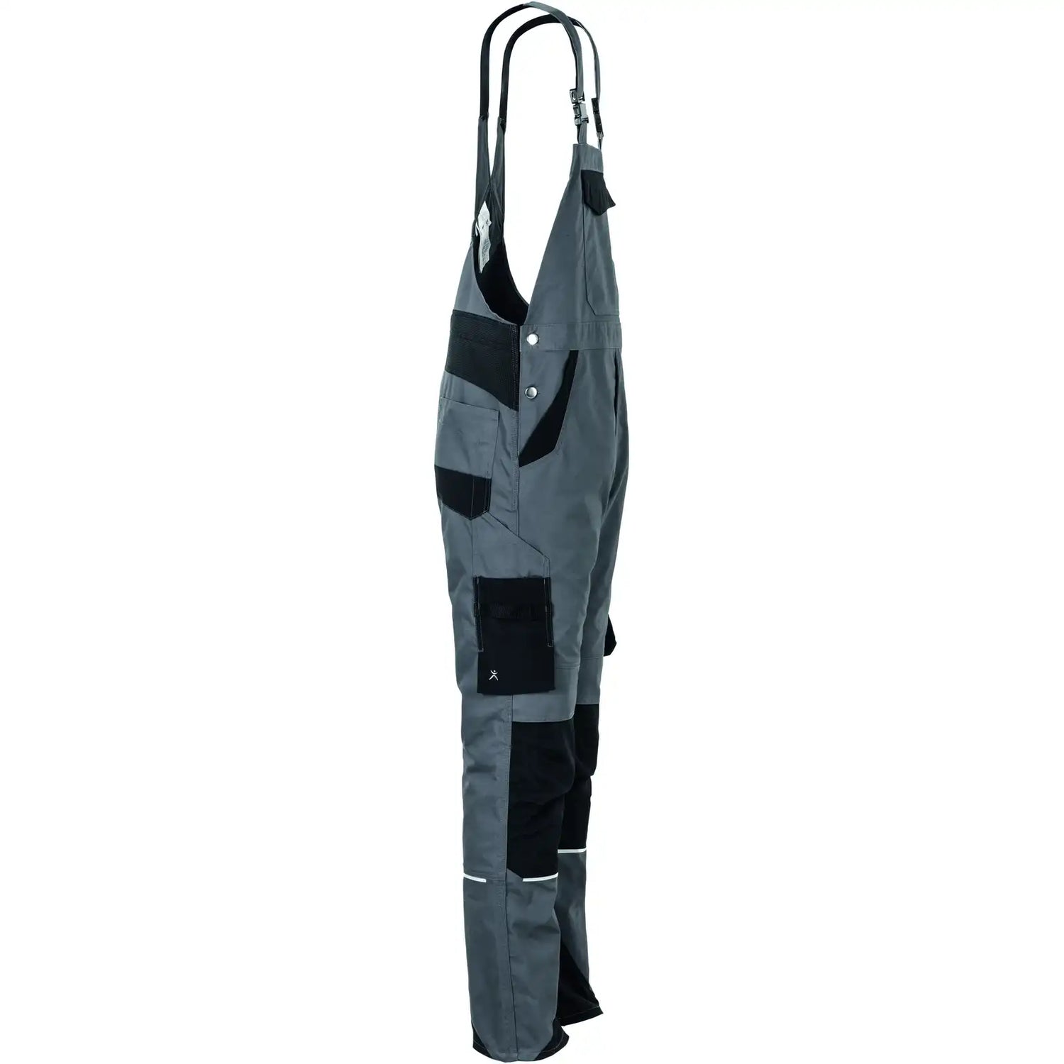 Planam Norit Herren Latzhose schiefer/schwarz 102 schiefer/schwarz - Produktbild ohne Model