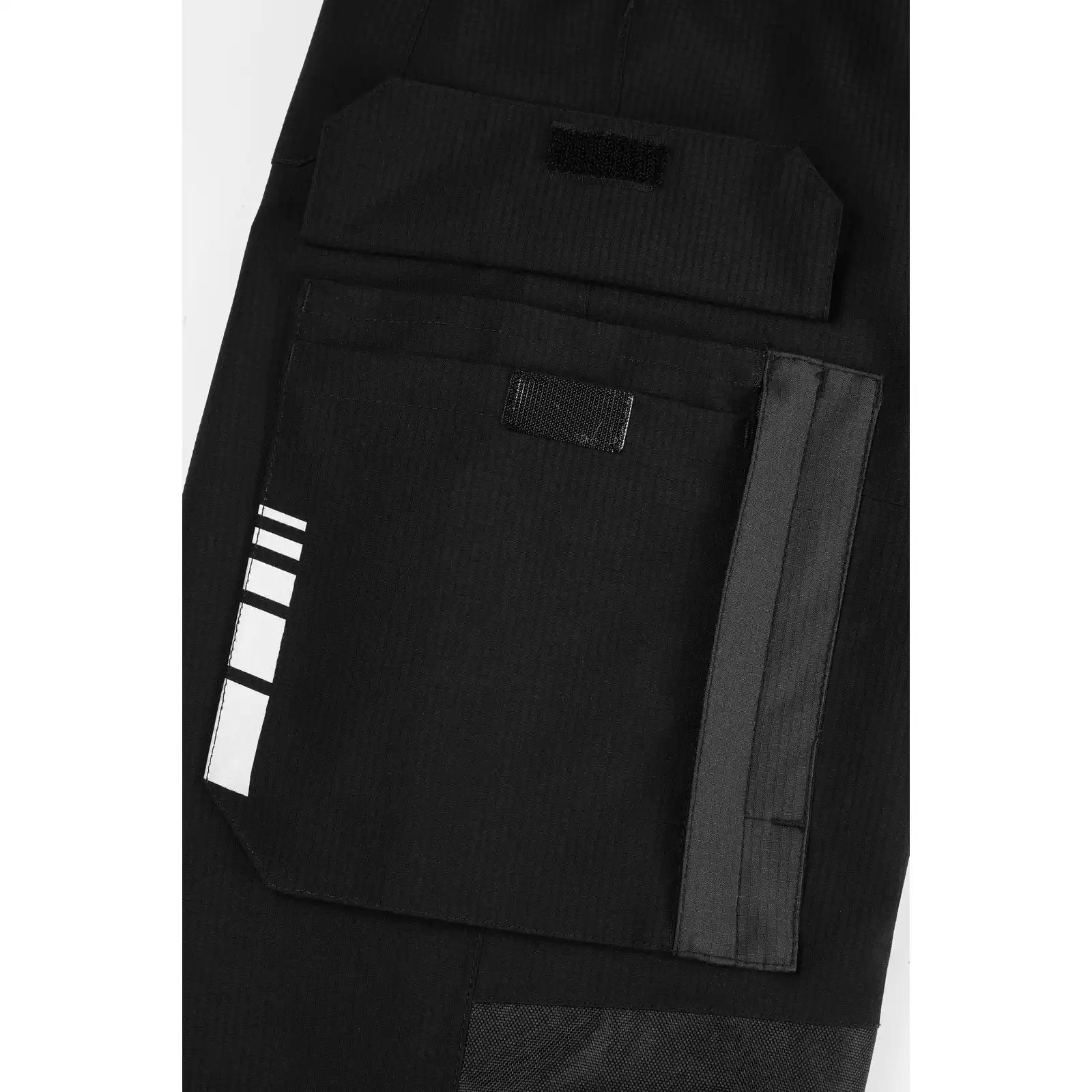 Planam Moto Regenhose schwarz/grau S schwarz/grau - Extra Detailbild