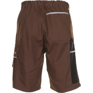 Planam Canvas 320 Shorts braun/schwarz S braun/schwarz - Produktbild ohne Model