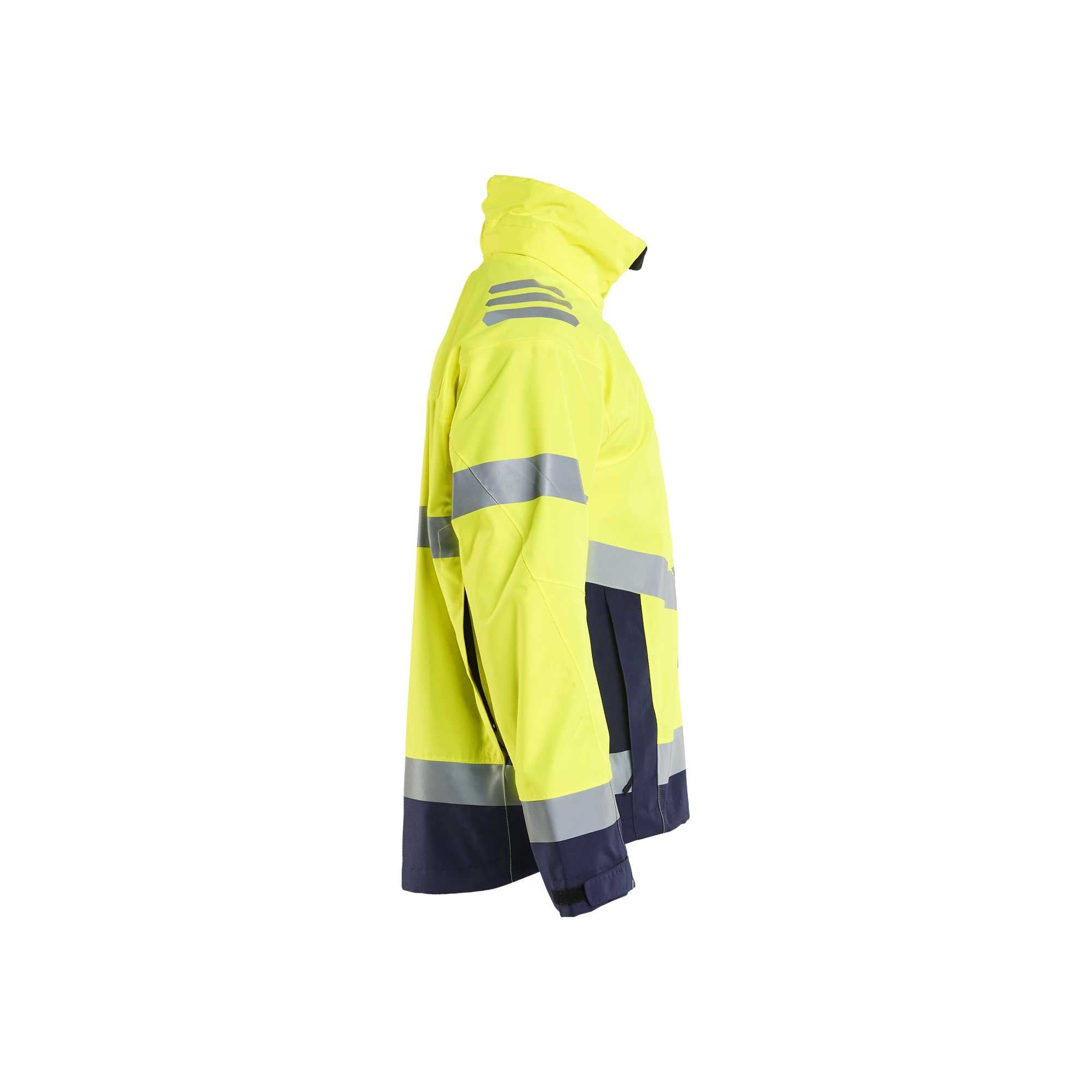 BLAKLADER 47601977 Hi vis Shell Jacket Hi Vis Reflective Shell Work Jacket MEN - Waterproof