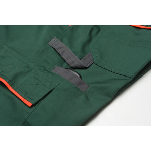 Planam Visline Shorts grün/orange/schiefer XS grün/orange/schiefer - Extra Detailbild