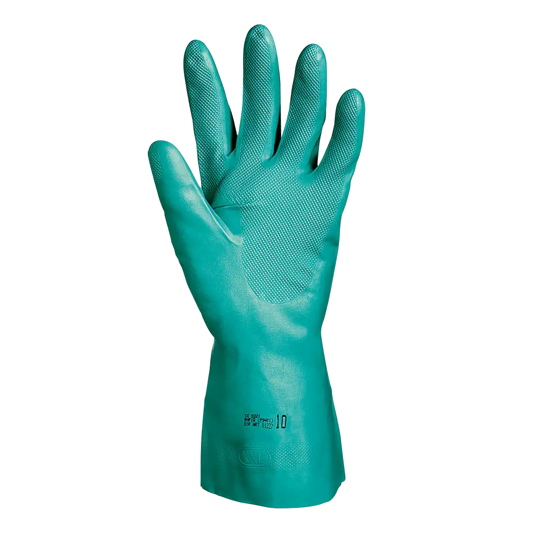 SIR SAFETY NITRON cm33 Chemical Resistant Work Gloves - 0.4mm Nitrile - 12 Pairs