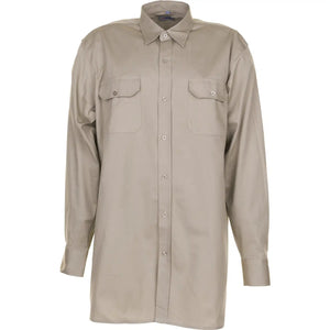 Planam Hemden Köperhemd Langarm khaki 37/38 khaki - Vorschaubild