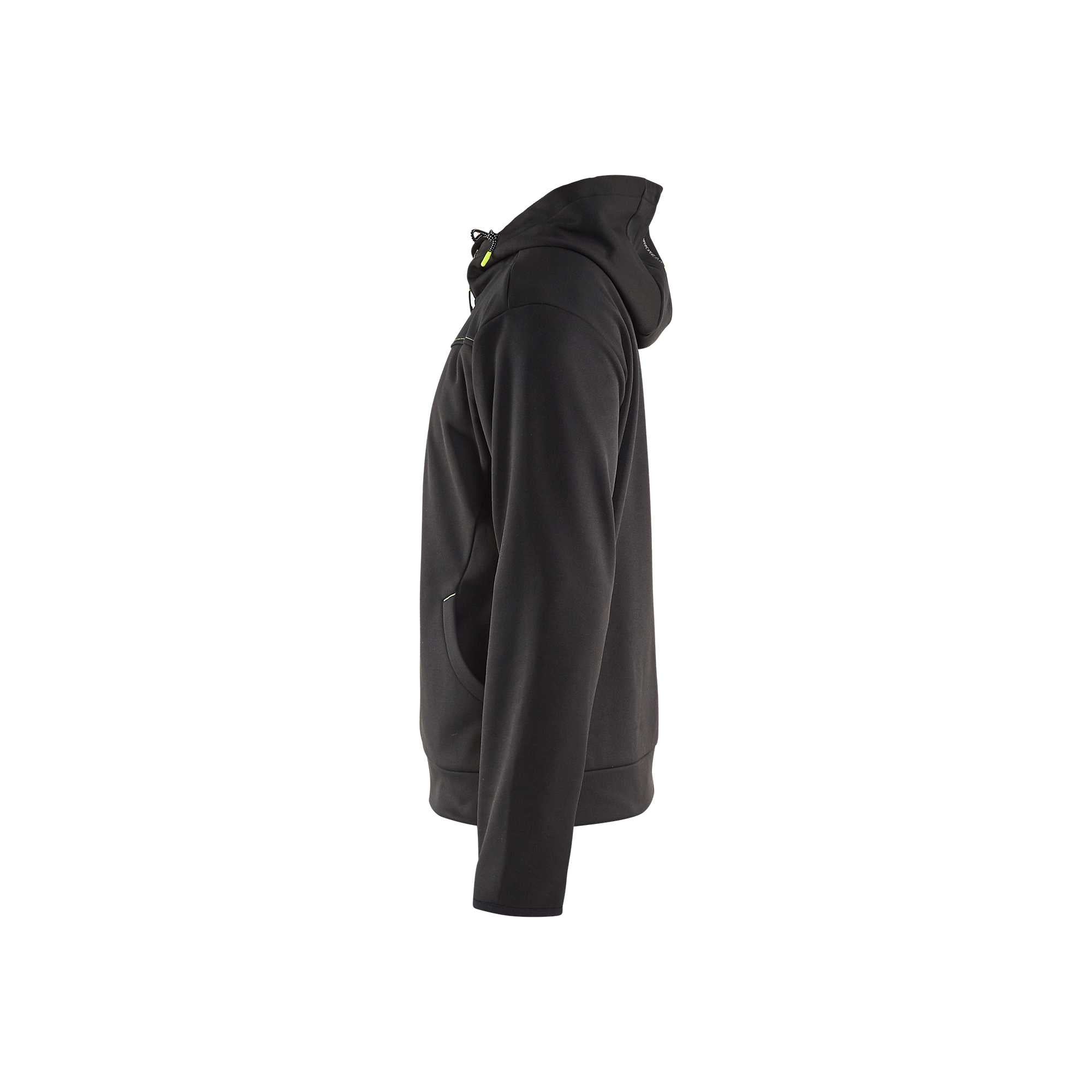 BLAKLADER 33632526 Hoodie With Full Zip Hoodie Work Sweatshirt MEN - Pique Fleece