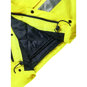 Planam Warnschutz Parka orange/marine S orange/marine - Extra Detailbild