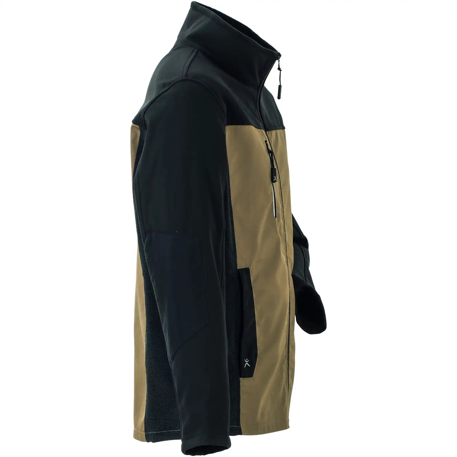 Planam Norit Herren Hybridjacke sand/schwarz 102 sand/schwarz - Produktbild ohne Model