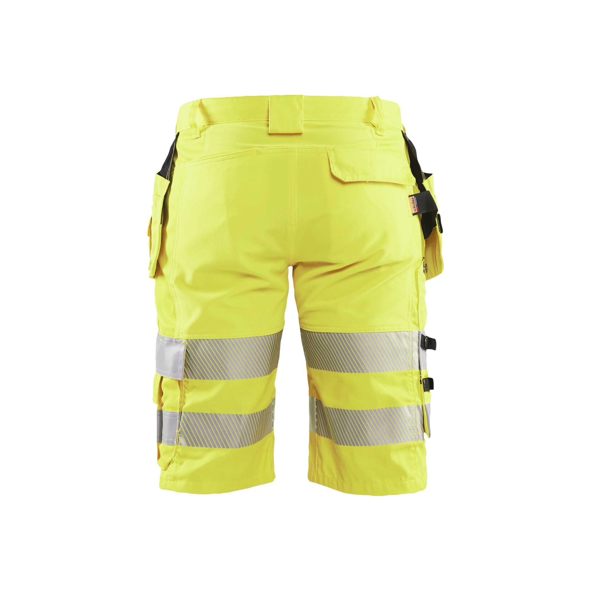 BLAKLADER 15861811 | Hi Vis shorts with stretch Hi Vis Reflective Work Shorts Men - Class 2 Certified