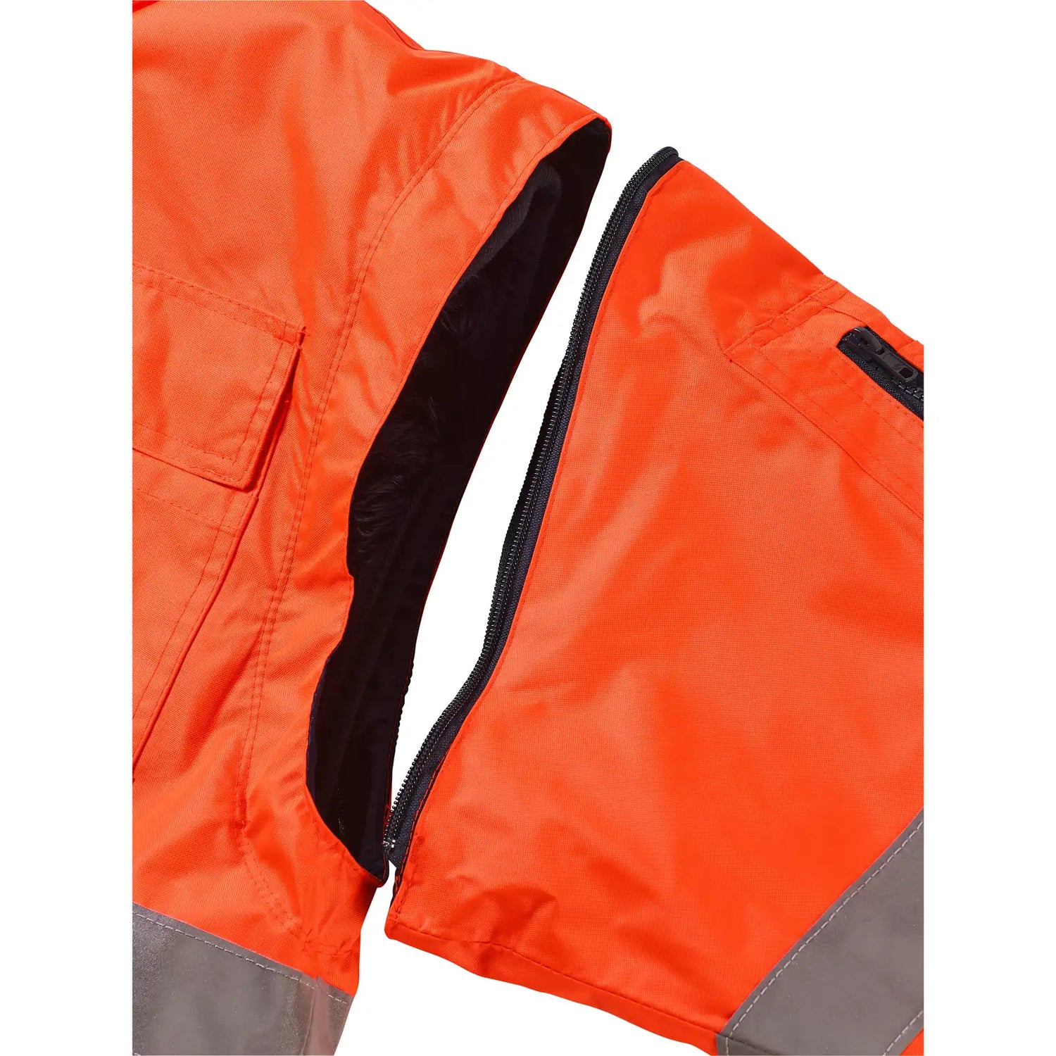 Planam Warnschutz Comfortjacke orange/marine S orange/marine - Extra Detailbild