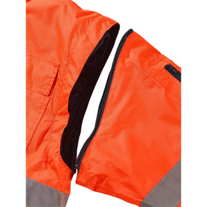 Planam Warnschutz Comfortjacke orange/grün S orange/grün - Extra Detailbild
