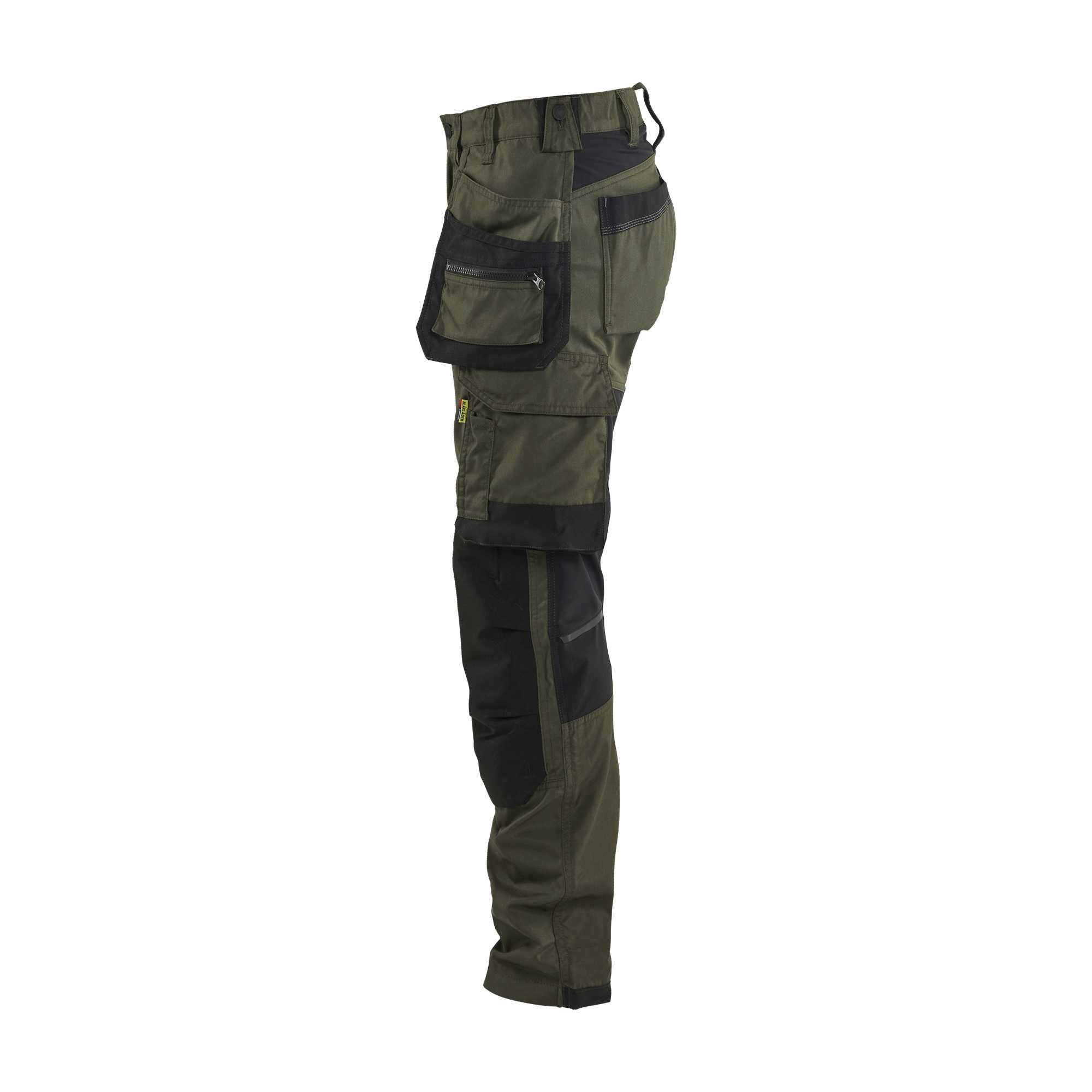 BLAKLADER 71321832 Women's Craftsman Trousers With Stretch Work Trousers Women - twill fabric