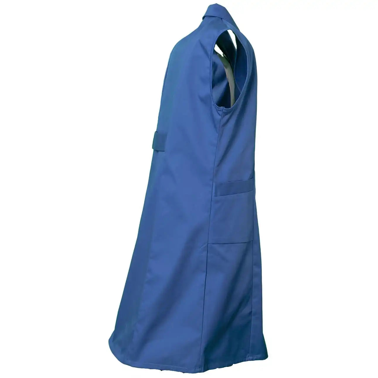 Planam Damen Mantel Baumwolle ärmellos kornblumenblau 36 kornblumenblau - Produktbild ohne Model